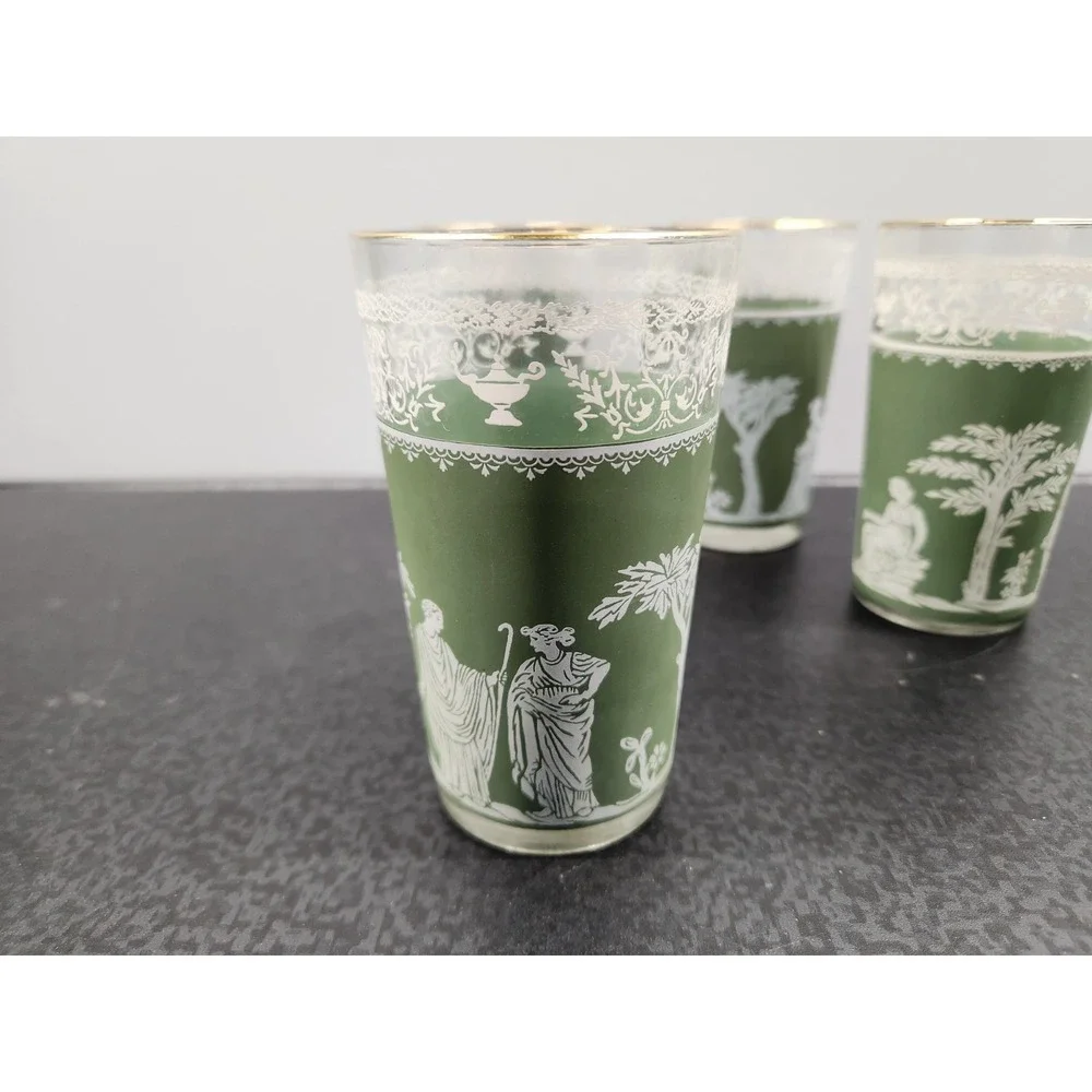 Set of 4 Vintage Wedgwood Jasperware Jeanette Green Hellenic 5